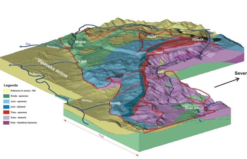 15 Slika 9: geologija Vipavske doline (Gaberc 2013) 6 KOLESARSKA POT KROMBERK ŠEMPAS 6.