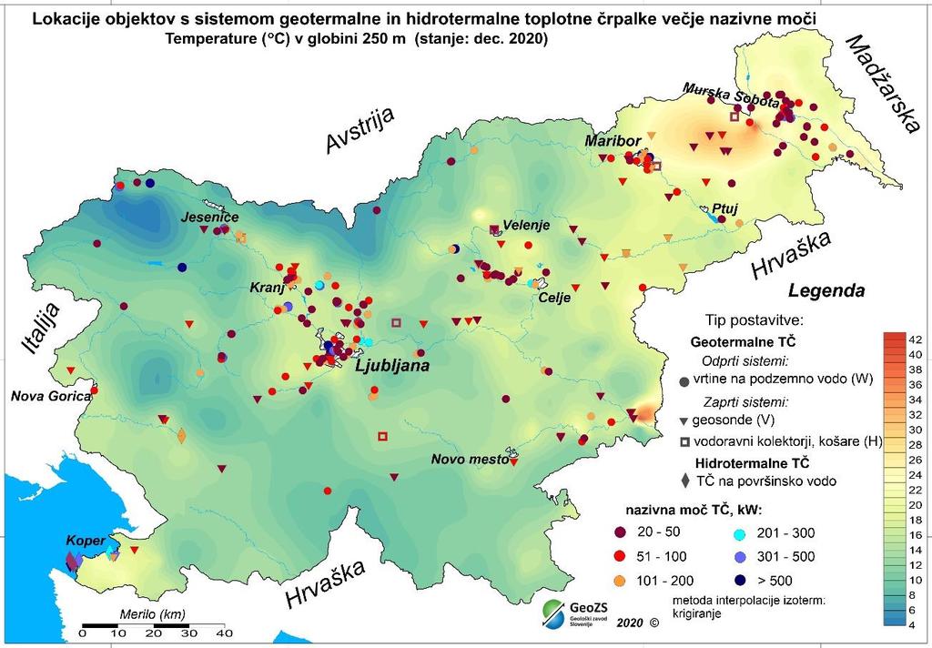TEMPERATURA TAL IN GT TOPLOTNE ČRPALKE Različne karte in podatki: - https://www.energetikaportal.si/podrocja/rudarstvo/pl itva-geotermalna-energija/ - www.egeologija.si - https://portal.geoplasmace.