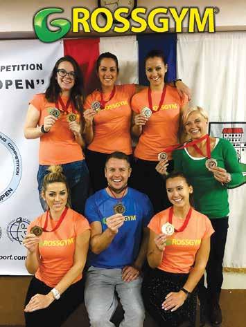 50 GROSUPELJSKI ODMEVI Oktober 2016 Šport Vadbeni center Grossgym v Bjelovarju osvojil kar devet medalj! Ekipa Grossgyma se je v soboto, 8. 10.
