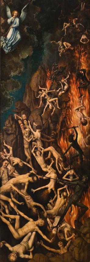 Fig. 11: Hans Memling, detajl pekla s Triptiha s poslednjo