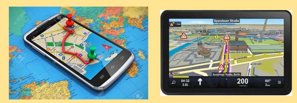 V današnjem času se največkrat orientiramo z GPS napravo, ki jo imamo naloženo na telefonu ali v avtomobilih. V te naprave vpišemo CILJ (kam smo namenjeni).