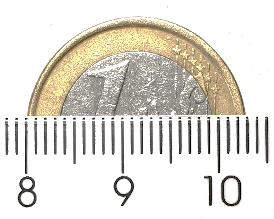 *M41115* 5/1 1. S slike odčiaje premer evrskega kovanca in določie relaivno napako merive. Kolikšna je relaivna napaka ako izmerjenega premera? 4 %,1 cm,8 % 13 mm 1.