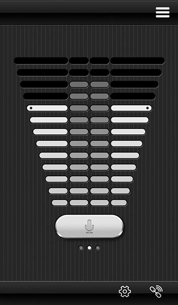 Funkcije aplikacije Interton EasyHearing 1 1. Prilagajajte glasnost ali izklopite zvok na svojih brezžičnih slušnih aparatih. Prilagajajte glasnost ali izklopite zvok na svojih brezžičnih dodatkih.