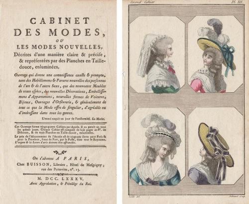 Les Modes Nouvelles je bila revija, izdana pred francosko revolucijo, in je izhajala dvakrat mesečno. Ta revije je poleg slik vsebovala tudi več teksta.