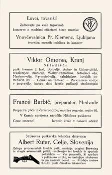 Stvarno kazalo in Bibliografija Leta 1957 je Republiška lovska zveza Slovenije izdala Stvarno kazalo Lovca od leta 1910 do vključno 1956/57.