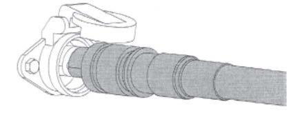 Povezovanje in pregled električnega sistema Na balirko za okrogle bale priključite sistem osvetlitve z vodnikom, ki je priključen na standardno 7-pin vtičnico (slika 39), ki se nahaja na zadnji