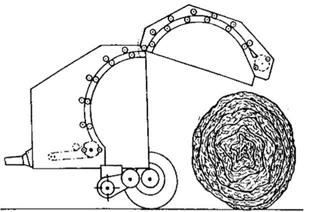 Ne izklapljajte priključne gredi traktorja, če je material še vedno prisoten v balirki za okrogle bale in še posebej v končni fazi oblikovanja bale ali ko je ta že ovita in raztovorjena.