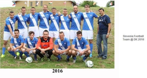 Slika 16: Nogometna reprezentanca DSV Slovenije (DSV CENTRAL (intranet), 2017) Nekaj