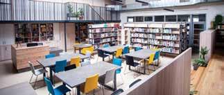 Arhitekta sta zapisala:»prenovo knjižnice na Gimnaziji Škofja Loka smo načrtovali tako, da smo upoštevali vse, kar je dobro delovalo do sedaj.