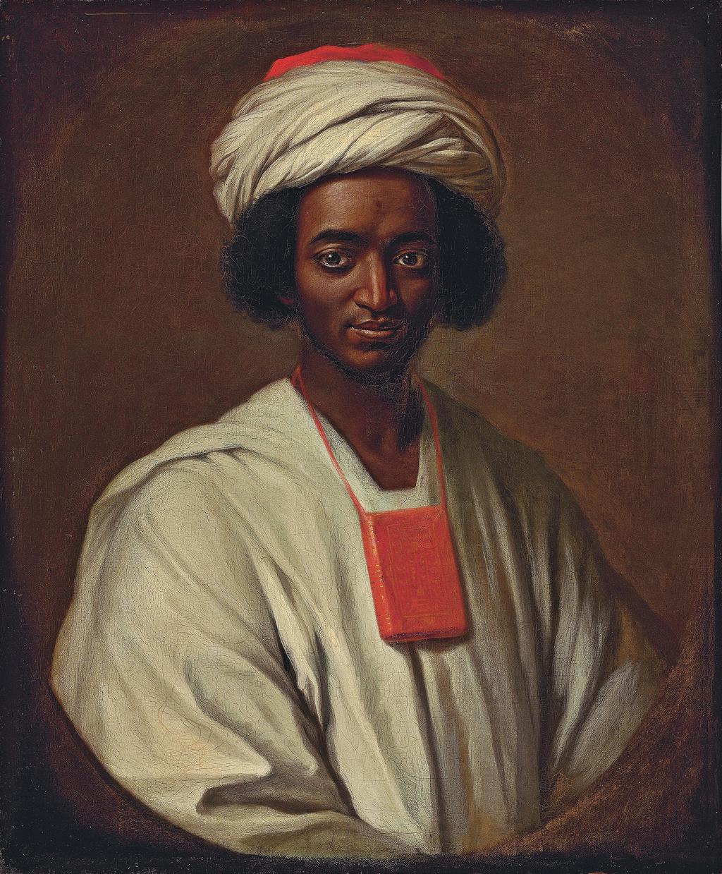 Uvod: Poskus zamejitve 27 Slika 3 William Hoare iz Batha, Portret osvobojenega sužnja Ayube Suleimana Dialloja, 1733, Qatar Museums.