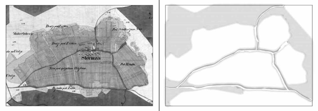 114 M. LAH Slika 14: Franciscejski kataster (levo) in skupne pašne površine, ki se niso ohranile (desno) (vir: Lah, 2016). Metoda zahteva kabinetno pripravo pred odhodom na teren in vrednotenjem.