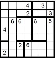 . RZRE V kvadratke vpiši števila, in, tako da bodo v vsaki vrstici in v vsakem stolpcu vsa tri različna. RZRE : RZRE:.