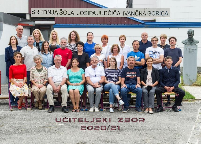 Poročila aktivov Slika 1: Del kolektiva Srednje šole Josipa Jurčiča Ivančna Gorica ob koncu pouka 2020/2021 Svet zavoda je nastopil mandat 18. aprila 2017 in je trajal po veljavnih predpisih do 17.