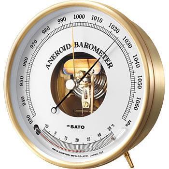 Zračni tlak merimo s kovinskim barometrom, ki ga