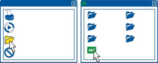 Če želite v napravi nastaviti način USB, izberite območje za obvestila v zgornjem desnem kotu, nato pa izberite > USB > Mas. pomnilnik.