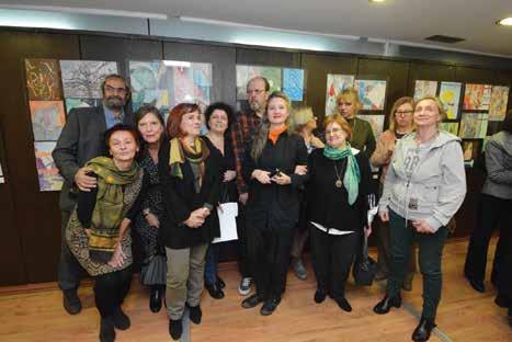 Z otvoritve razstave V prostorih Društva Sava je 18.12.2019 odprta razstava stvaritev z Delavnice risanja in slikanja SLIKA IN ZNANJE. Na tej razstavi je bilo predstavljeno dveletno delo Delavnice.
