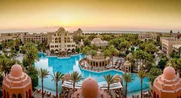 EGIPT, HURGADA: Grand Resort ***** Cena: že od 429 Odhod: vsako sredo od 29.5. do 9.10. Prvi otrok do 12 let plača 269, drugi otrok do 12 let pa 399 Največji hotelski kompleks na otoku Djerba.