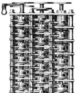 Del mehanizma za prenos števke v mehaničnem računalniku Gottfried Wilhelm Leibnitz Leta 1671 je izdelal strojček, ki je znal poleg seštevanja in odštevanja še množiti in deliti ter koreniti.