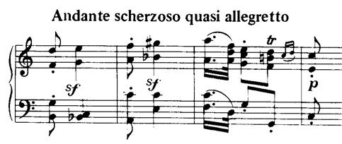 Chopin: Sonata v b- molu, Op. 35, 1. st. 32.