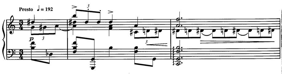 61. A. Skrjabin: Pesem ekstaze, Op. 45, št.2 2.