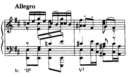 5. J. S. Bach: 2. suita za orkester v h-molu,7.