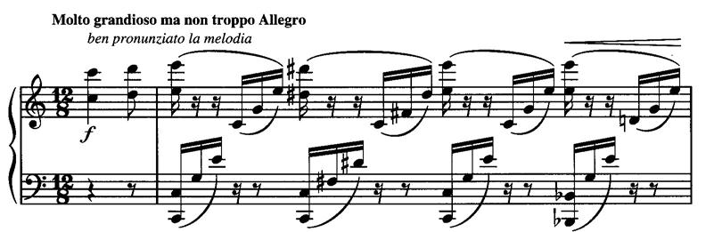 12. C. Wieck Schumann: Concert variations Op.8, var. 2 13. P. I. Čajkovski: Hrestač (klavirski izvleček) 14. R. Schumann: Lento espressivo Op. 68, št.