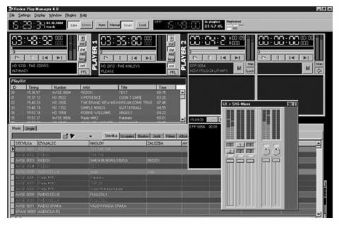 Slika 12: Programska oprema za predvajanje glasbe Računalniški arhivi, v katerih se shranjujejo zvočni posnetki omogočajo njihovo urejanje po različnih vrednostih (parametrih), kot so naslovi skladb,
