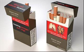 Primer enotne embalaža iz Združenega kraljestva Dostopnost tobačnih izdelkov Za mladostnika je pomembna tudi dostopnost tobačnih izdelkov.
