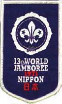 13. Svetovni skavtski jamboree: višavje Asagiri, Japonska, 1971 23.758 udeležencev iz 87 dežel se je združilo pod motom: Za razumevanje.