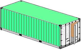 13 Slika 2: Univerzalni kontejner za suhi tovor Vir: http://www.export911.com/e911/ship/dimen.htm. Kapaciteta kontejnerja je celotna prostornina, ki jo ponuja kontejner.