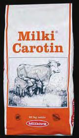 Specialne krmne mešanice Milkivit specialne krmne mešanice za boljšo življenjsko proizvodnjo in več vitalnosti Milki Carotin/ Vitakombi Carotin Peletts dopolnilna krmna