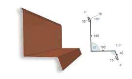 20, 25 ali 33 Uporablja se za valovite in trapezne kritine, pri katerih je naklon strehe