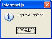 Kliknete na gumb. Odpre se naslednje okno: Šifro države pustite, kot jo program ponudi SI Slovenija. V podatek Izvor, vpišete npr.