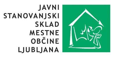 Javni stanovanjski sklad Mestne občine Ljubljana, Zarnikova ulica 3, Ljubljana, objavlja na podlagi 21.