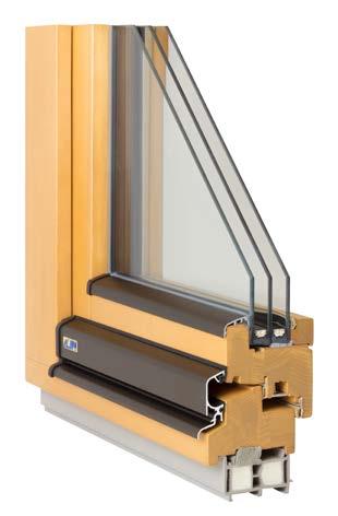 PROGRAM LES AJM 78 Klasično leseno okno s široko namembnostjo primerno za klasične prenove, dozidave in novogradnje, s