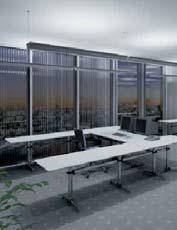 CAD biro Površina: 80 do 500 m 2. Globina prostora 8 do 20 m. Višina do 4,5 m. 6 do 30 delavcev. Električne inštalacije v tleh ali v stropu.