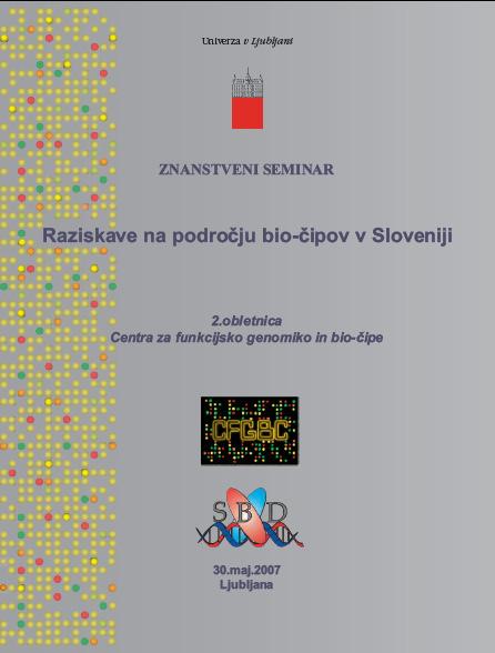 3. Aktivnosti Slovenskega biokemijskega društva strukture proteinov. Tečaj je bil dobro sprejet med člani društva in smo ga ponovili še dvakrat v letih 2004 in 2005. 25.-26. 3.