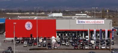 Megamarketi Roda Megamarketi Roda so prodajalne velikih prodajnih površin in so namenjeni opravljanju cenovno ugodnih, večjih, tedenskih in mesečnih nakupov.