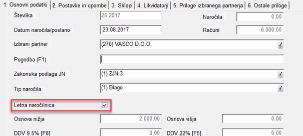 VASCO NOVICE SEPTEMBER 2017 Zakonske novosti - V Uradnem listu RS, št. 46/2017 dne 29.8.2017 je bil objavljen Aneks št.