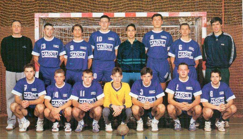 Članska ekipa v jesenskem delu sezone 1996/97.