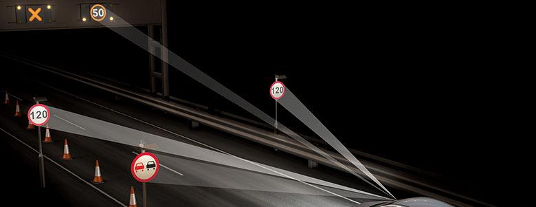 Naj so znaki ob cesti ali nad njo, trajni ali začasni, jih sistem za prepoznavanje prometnih znakov lahko prepozna.