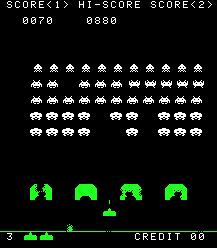 Space Invaders Opis igre: Originalna igra: Space Invaders je arkadna igra, ki so jo ustvarili leta 1978.