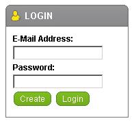 Prijavni obrazec in gumb za registracijo Odpre se vam obrazec za registracijo. Ob registraciji je potrebno vpisati osebne podatke za izdelavo novega računa.