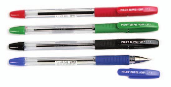 83 210053 Kemični svinčniki Pilot BPS-GP-F, z gumiranim držalom in