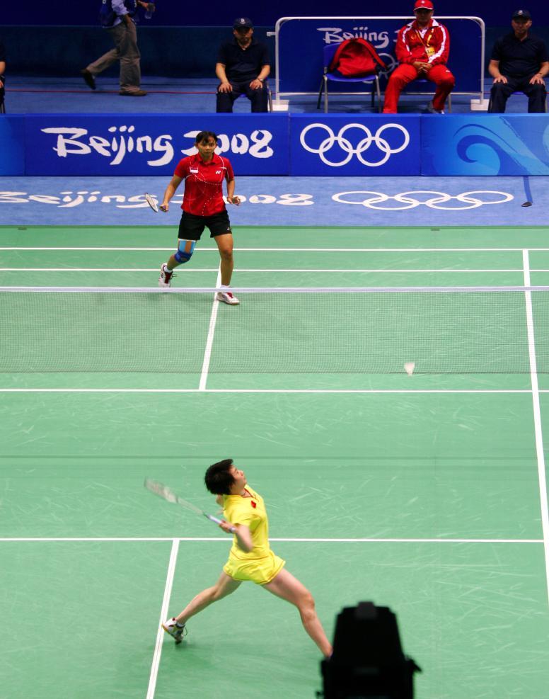 Slika A: Igra badmintona (Pridobljeno na svetovnem spletu 15. 4.
