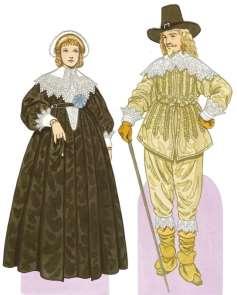 Najpogostejša obutev so bili oglati gležnarji z okrasno zaponko in visoko peto v drugi barvi.