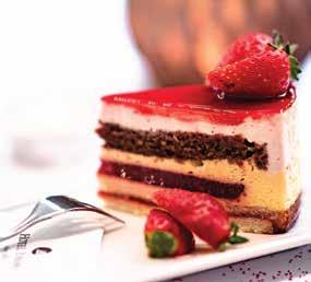 FERERO TORTA FERERO CAKE 3,60 Giandua je namaz narejen iz 30 % lešnikov in čokolade, ki so ga izumili že v času