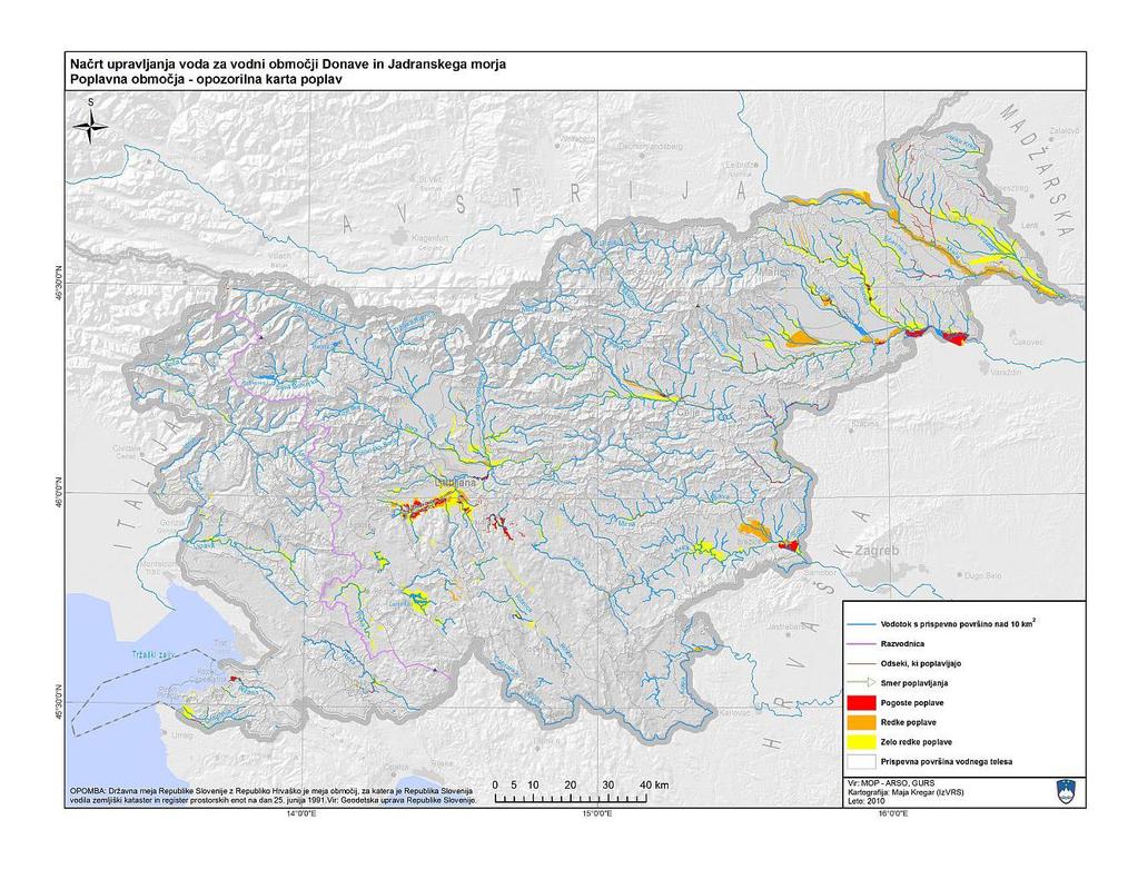 Tehnologija LIDAR Stran 8 Slika 3: Poplavna območja (Poplavna ogroženost v Sloveniji) (http://www.porecje-savinje.si/splosno_o_poplavah/poplavna_ogrozenost_v_sloveniji/) 2.