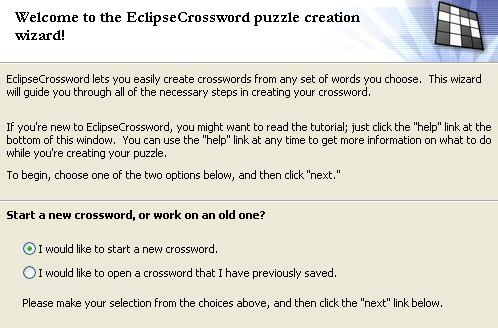 4 Program EclipseCrossword Slika 1: Program