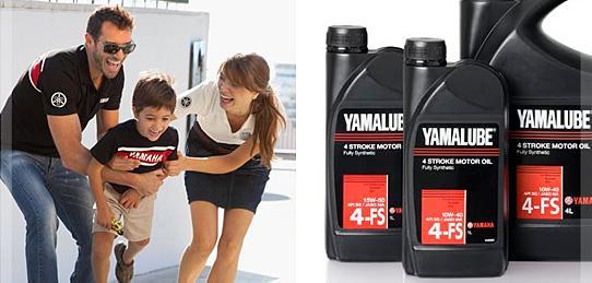 Yamaha prav tako priporoča uporabo svojih visokokakovostnih maziv Yamalube.